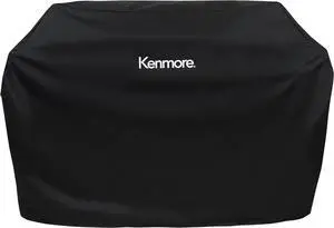 66 Inch Gas Grill Cover for Outdoor Grill Universal BBQ Grill Cover for 6-Burner Gas Grill Weatherproof UV- and Fade-Resistant with Hook & Loop Straps Black