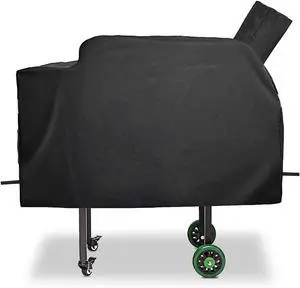 DB Grill Cover for Green Mountain Grill Daniel Boone Choice and Prime Standard Grills Anti-UV & Waterproof Heavy Duty Patio BBQ Grill Cover 53.5 x 19.7 x 25 Inches
