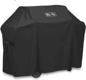 MissGrill 7130 Grill Cover Fits Weber Genesis II 3 Burner Grill and Genesis 300 Series Grills (Compared to 7130) 58 x 44.5-Inch Heavy Duty Waterproof & Weather Resistant Outdoor Barbeque Grill Cover