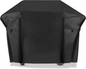 Grill Cover for Weber Genesis 300 Series and New 2022 Genesis 300 Grills 63 Inch Heavy Duty 600D Outdoor BBQ Grill Cover Waterpoorf Weber 7757 Fade Resistant Barbecue Cover