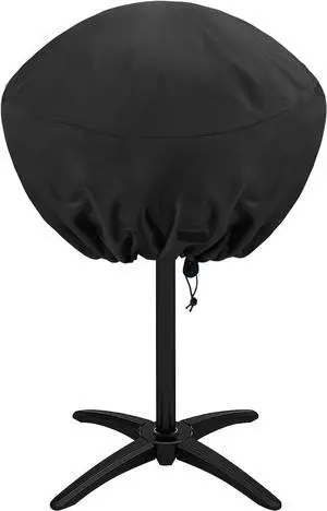 Grill Cover for Georgen Foreman Waterproof Heavy Duty Outdoor Indoor Electric Portable Stand Grill Cover for Char-Broil Cuisinart Homewell Weber Small Grill and More Black