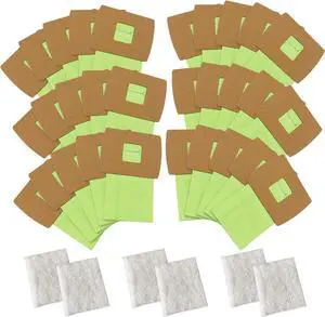 30 Pack Type BB Canister Bags Replacement Fit for Oreck XL Canister Vacuum bags Buster B PKBB12DW BB180 BB280 BB850 BB870 BB900 BB1000 MV160 with 6 Motor Filter BM04 Kit