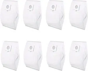 8 Pack Fit for Kenmore Canister Vacuum Bags 53292 Type Q/C HEPA Replacement Dust Bags for Kenmore 600 400 200 700 800 Series Vacuum Bags 81615 81214 81414 81714 21814 BC3005 BC2005 BC7005
