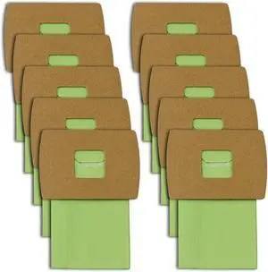 PKBB12DW Type BB Compact Canister Vacuum Bags Replacement for Oreck XL Buster B Canister Handheld Vacuum Cleaner BB180 BB280 BB850 BB870 BB900 BB1000 MV160 CC1600 10 Pack