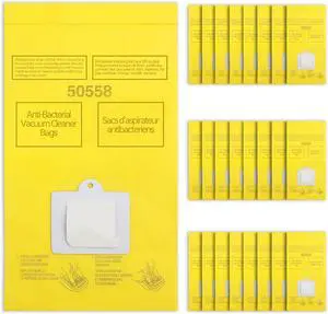 25 Pack Replacement Vacuum Bags - Compatible with Kenmore Canister Type C/Q 5055 50555 50557 50558 and Panasonic Type C-5 C-18 - Premium Canister Vacuum Bags