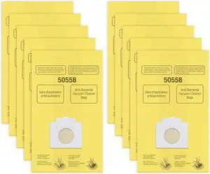 Vacuum Cleaner Bags Replacement for Kenmore Canister Type C/Q 5055 50557 50558 and Pana·sonic Type C-5 Vacuums 10 Pack High-Efficiency Replacement Canister Vacuum Bags by