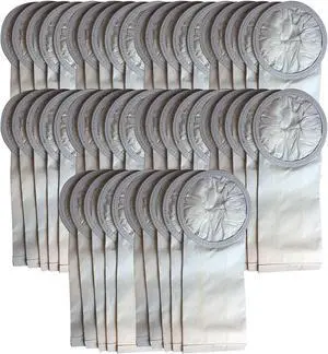 Think Crucial High-Efficiency Replacement Vacuum Bags  Compatible with ProTeam Commercial Backpack Vacuums 6QT Part # 100431 - Easy Installation - (50-Bags)
