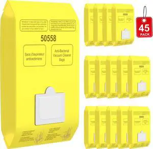 45 Pack Vacuum Cleaner Bags Replacement for Kenmore Canister Type C/Q 5055 5055 50557 50558 Type C-5 C-18 200 series 400 series 600 series 700 series 800 series Vacuums