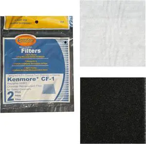 CF-1 Canister Vacuum Cleaner Chamber Filter Replaces #86883 (2 Filters)