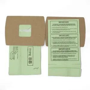 Paper Replacement Vacuum Bags For Oreck Style BB Fits Buster B Buster B Housekeeper Oreck XLPro Commercial Compact Canister Models | Includes 12 Vacuum Bags + 1 Filter