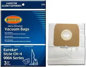 Replacement Vacuum Cleaner Dust Bags Made to Fit Eureka 900A PowerForce Micro Filtration CN 4 3 Bags
