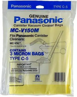 MC-V150M Replacement Bag for Canister 3-Pack