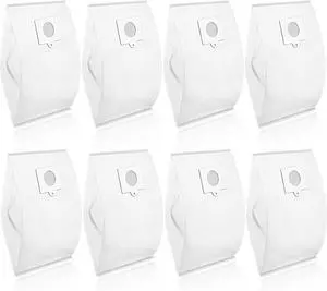 Type Q/C HEPA Canister Vacuum Bags 53292 for Kenmore 600 Series 400 Series 200 Series 700 Series 800 Series 81214 81414 81615 81714 5055 50557 50558 BC4002 BC4026 20-53292 53291 8 Pack