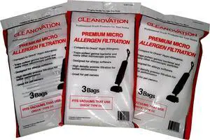 Premium Micro Allergen Vacuum Bags (9-Pack) | Compatible with Oreck XL Upright Vacuums | Type CC XL5 XL7 XL21 2000-9000 Series