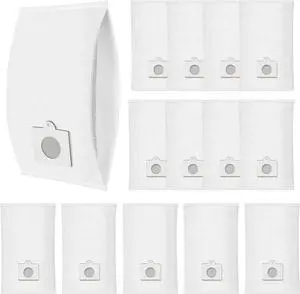 14 Pack 53292 Q/C Type Canister Vacuum Cleaner Bags for Kenmore 200 400 600 700 800 Series Canister Vacuum Cleaners 81214 81614 81414 81214 BC4002 Replacement dust bags for cylinder vacuum cleaners