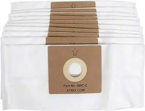 AHC-2 Replacement HEPA Filter Bags for AHC-1 Turbo Red Vacuum Cleaner (10-Pack) White