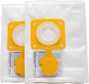 Technologies Wunderbag- Shop Vac Universal High Capacity Pre-Filter Bags for Wet Dry Vacuums 2 Pack (4-7 Gallon). Commercial Contractor Professional Home use. Wet and Dry