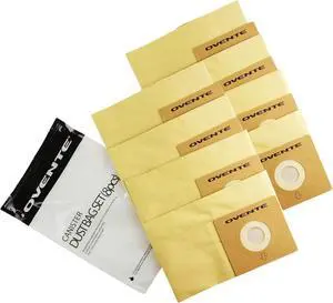 Replacement Dust Bags for ST1600B Compatible with Zing Canister Vacuum Series Collect and Trap Dirt Efficiently Compact Disposable Cleaning Bag Set (Pack of 8) Brown ACPST16708