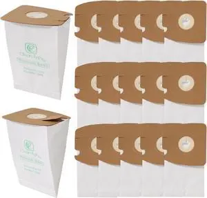 15Pack Vacuum Cleaner Bags Compatible with Eureka Mighty Mite 3670 3680 4100 S4170 4300-4600 5180 Series Canister Models Replacement for Eureka MM 60295A 60295B 60295C