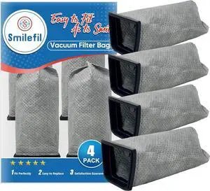 Smilefil 4PCS CH3000 Replacement Cloth Bags Compatible with Hoover PortaPower Swingette S1015 S1029 and CH30000 Commercial Canister Vacuum Replace Part # 43662023