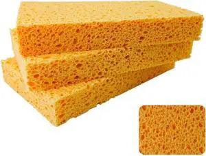 6 x 3.6 x 0.9 Inch JK SP-T22 Large Sponge Kitchen Sponges Handy Sponges Cellulose Sponges Dish Washing Sponge Natural Sponge Car Washing Sponge Eco Friendly Sponge