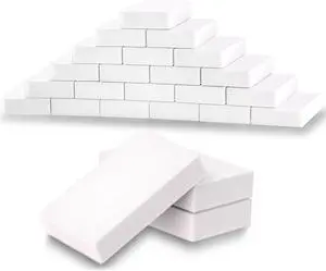 (50 Pack) Extra Large Eraser Sponge - Extra Thick Long Lasting Melamine Sponges in Bulk Boat Eraser Multi Surface Scrubber Foam Cleaning Pads - Bathtub Floor Baseboard Bathroom Wall Cleaner