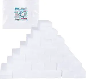50/100 Pack Magic Sponge Eraser Melamine Sponges Foam Pads in Bulk Multi-Functional Household Cleaning Sponges Eraser for Kitchen Furniture Bathroom Household Cleaning (100 4x2.4x0.8inch)