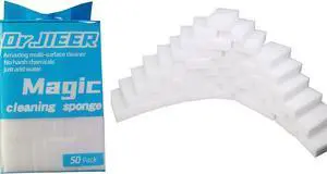 50 Pcs/lot Magic Sponge Eraser Multi-Functional Melamine Foam Cleaner 100x60x20mm