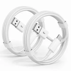 CarPlay Cable for iPhone 15/16/16 Pro Max/Plus 2Pack USB A to USB C Cord for CarPlay Cable iPad USB C Charging Cable for iPad Pro 13/12.9/11 inch iPad Air Car Charger Cable Cord 3FT (White)