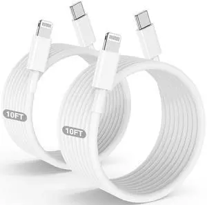 10ft iPhone 14 13 12 11 Fast Charger Cable [  Certified ] Long USB C to Lightning Cable 10 Feet Type C  Charging Cord 10 Foot for iPhone 14 Pro Max/13 Pro/12/12 Mini/11/XS/XR/8 Plus/7/6/5