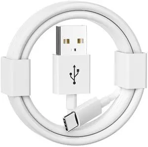 3.3FT USB C Charge Cable for iPhone 16e 16 15 Pro Max Plus Carplay Charger Cable USB A to USB C Charging Cord for iPhone 16/15 Series for  Car Carplay USB Type C Charging Cord (White)