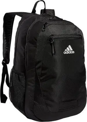 Foundation Backpack for Laptop Book Sleeve Large Durable Athletic Gym Bag Black/White One Size