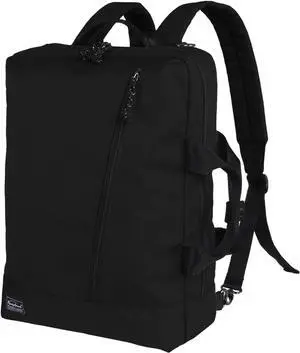 3 in 1 Laptop Backpack for Men Women Convertible Messenger Bag Backpack Smart Business Casual Water-Resistant Black