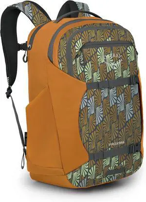 Proxima 30L Campus Laptop Backpack Kazuma Print/Toffee Orange