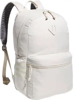 3-Stripe Classic Backpack for Men and Women Bag with Laptop Sleeve Alumina Beige/Grey Four/5.0 One Size