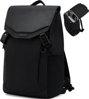 Backpacks for Men Laptop Backpack 16 Inch with Magnetic Buckle Waterproof Travel Backpack for Men Breathable Laptop Backpacks Black