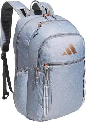 Excel Backpack for Men & Women  Durable Large Athletic Laptop Bag 7.0/Twill Grey/Grey/Rose Gold One Size