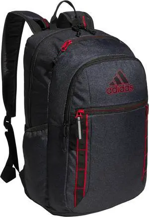 Excel Backpack for Men & Women  Durable Large Athletic Laptop Bag 7.0/Twill Black/Better Scarlet One Size