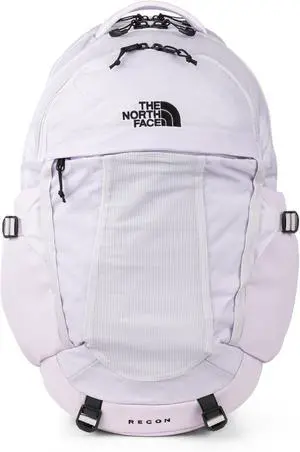 The North Face Womens Recon Everyday Laptop Backpack - PFAS Free Lavender Fog/TNF Black One Size