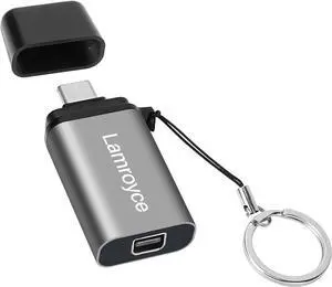 8K USB C to Mini DisplayPort Adapter Portable USB Type-C Male (Source) to Mini DP Female (Screen) Converter Connector Supports 8K@60Hz 4K@120Hz for iPhone 16/15 series MacBook Pro/Air Galaxy 23