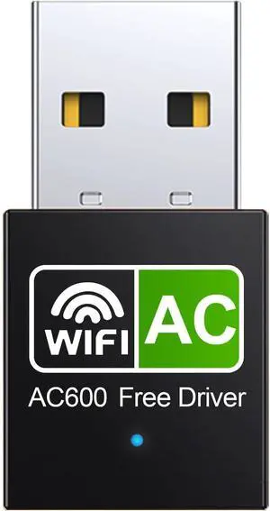 USB WiFi Adapter 600Mbps Dual Band 2.4G 5.8G Support AP Mode IEEE 802.11g Wireless Network Adapter for Laptop Desktop PC USB WiFi Adapter 600M Dual Band 2.4G 5.8G Wireless Network Adapter