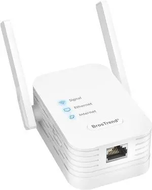 Universal WiFi to Ethernet Adapter Support Turning off Extender WiFi 300Mbps on 2.4GHz WiFi to Wired Ethernet Adapter with RJ45 Port for Printer Smart TV Blu-Ray Player etc. WiFi Bridge