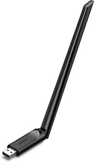 WiFi Adapter for Desktop PC AX900 USB WiFi 6 Adapter with 5GHz/2.4GHz Dual Band 6dBi High Gain Antenna Built-in Driver for Win11/10