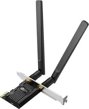 WiFi 6 PCIe WiFi Card for Desktop PC AX1800 (Archer TX20E) Bluetooth 5.2 WPA3 802.11ax Dual Band Wireless Adapter with MU-MIMO Ultra-Low Latency Supports Windows 11 10 (64bit) Only