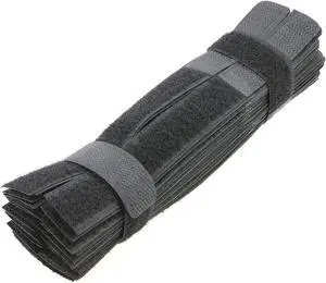 Pasow 50pcs Cable Ties Reusable Fastening Wire Organizer Cord Rope Holder 7 Inch (Black)