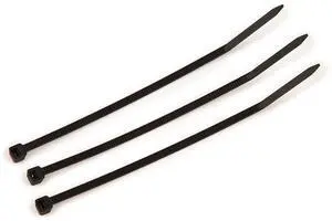 Black Cable Tie Self-locking 4 Length 18 lb Tensile Strength CT4BK18-C Pack of 100