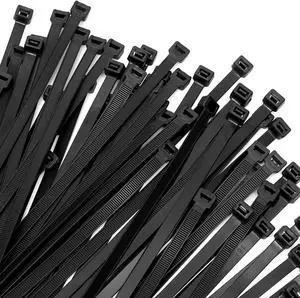 Zip Ties 12 inch Heavy Duty Cable Ties with 120 Pounds Tensile StrengthBlack Zip Ties100 Pack Wire Ties for Indoor and Outdoor Use.