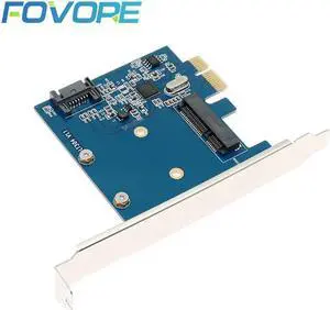 mSATA SATA PCIe Converter Card Converter SATA 3.0 III mSATA to PCIe Converter SATA3 PCI e PCIe Adapter Card support nas ASM1061