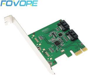 2 port SATA 3 PCI e Raid Adapter SATA III to PCI e Adapter SATA3.0 SATA3 6GB/S Expansion Card Converter Card