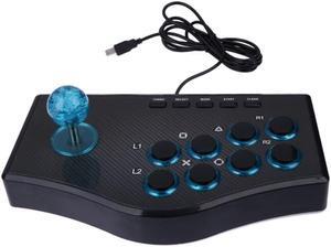 USB Fighting Stick Arcade Joystick Gamepad Rocker Controller with 4 Axes For PS3/PC For PS/Android communication Protocol